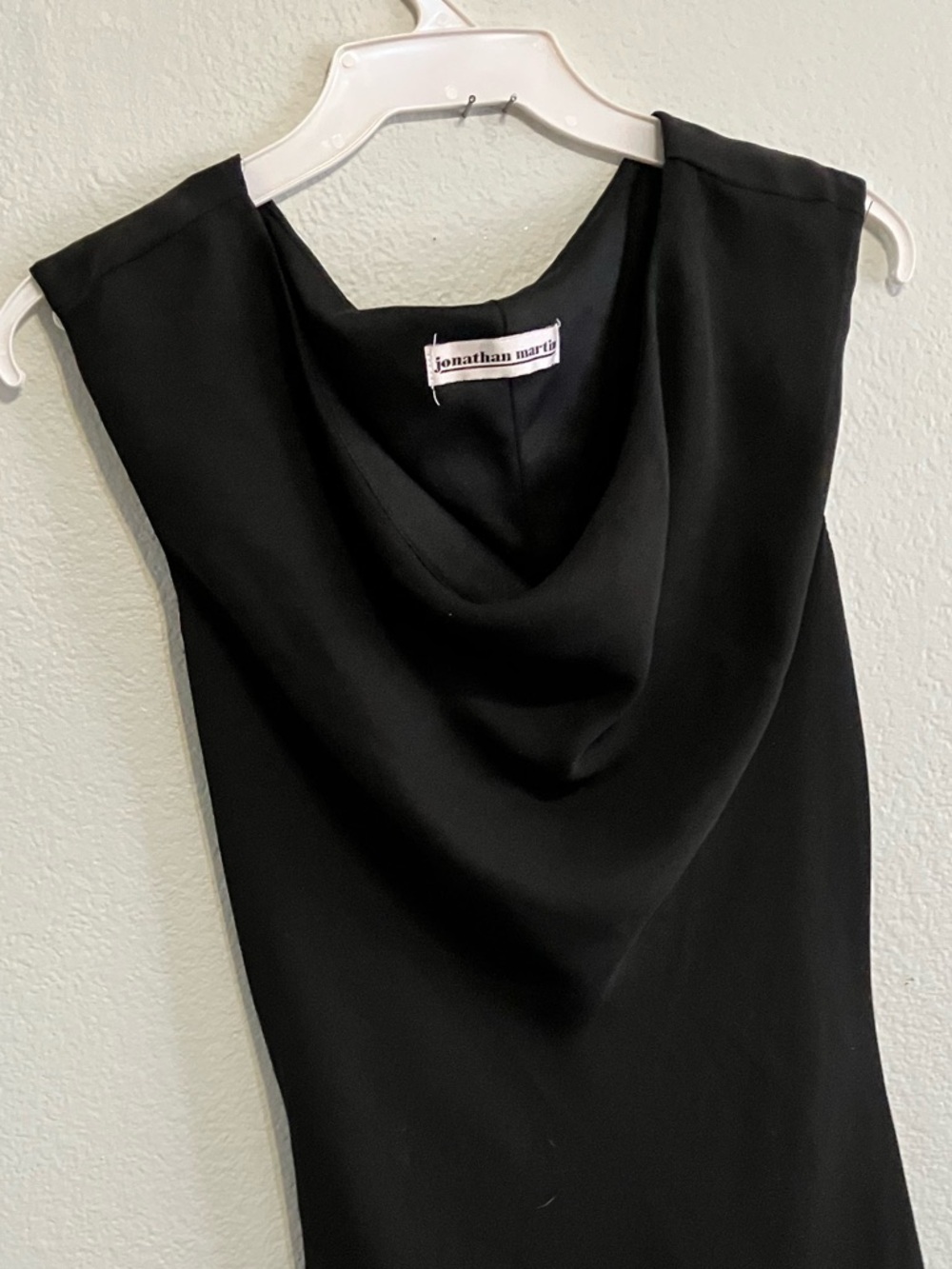Chic Black High/Low Long Dress From Jonathan Martin